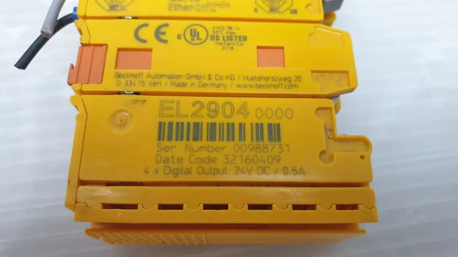 Модуль ввода-вывода El2904 Beckhoff EtherCAT 4ch Digital Output 24V Dc 0.5A