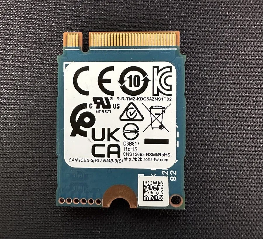SSD-накопитель Kioxia BG5 1TB NVMe PCIe 4.0 M.2 2230 Mini SSD KBG50ZNS1T02