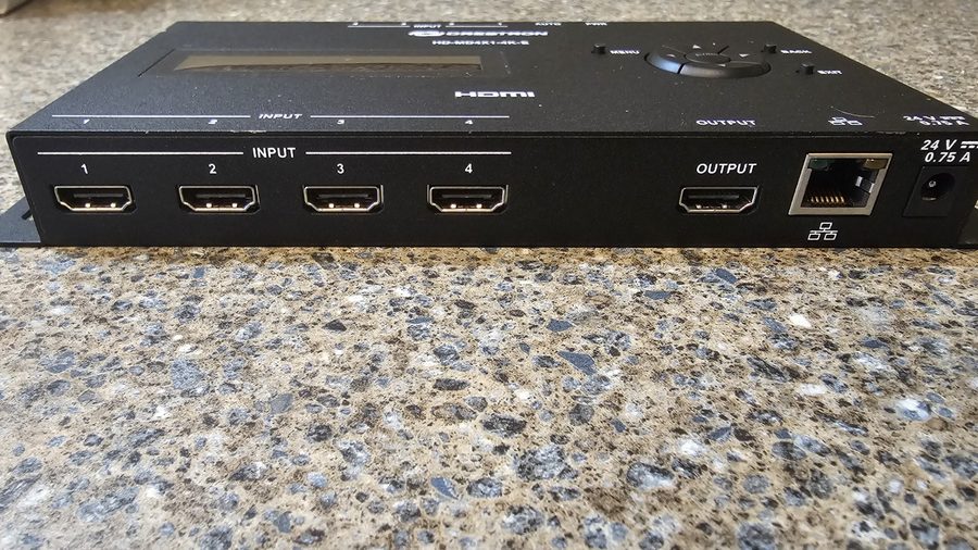 Видеокоммутатор Crestron 4x1 4K HDMI Switcher HD-MD4X1-4K-E