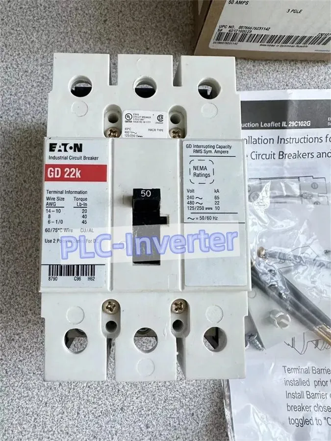 Автоматический выключатель Eaton Cutler Hammer GD3050 Circuit Breaker 50A 480V 1