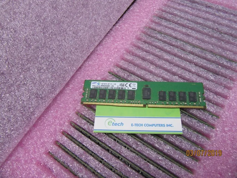 Модуль памяти 805349-B21 HP 16GB PC4 DDR4-2400MHz ECC 1Rx4 RAM 809082-091 MTA18A