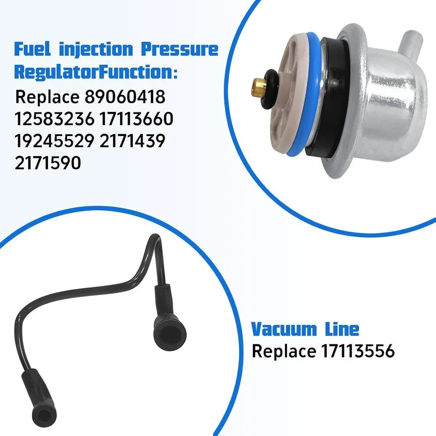 Трубопроводная арматура Fuel Injection Pressure Regulator 89060418