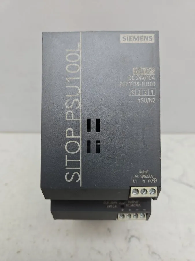Блок питания Siemens 6EP1334-1LB00 SITOP PSU100L Power Supply DC 24V/10A **PARTS