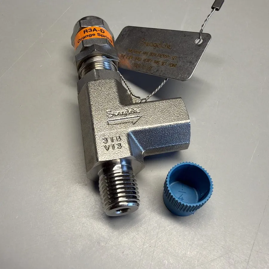 Клапан SWAGELOK SS-4R3A5-SETD Pressure Relief Valve Stainless Steel 1/4"