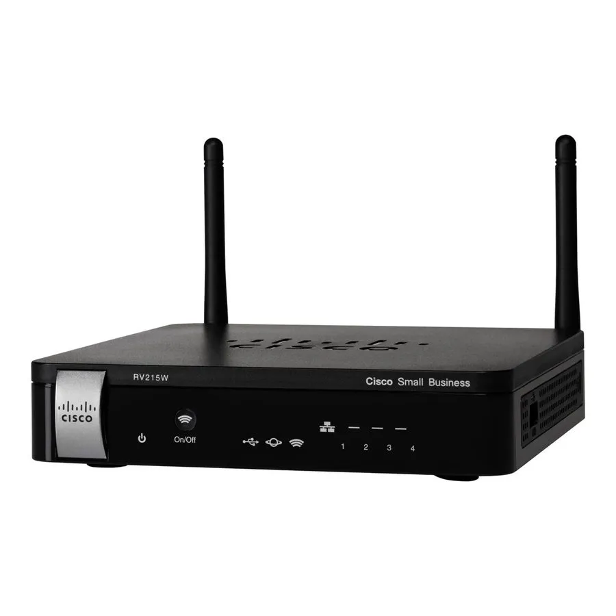 Маршрутизатор Network Router Wireless VPN Firewall Cisco RV215W 4 Port 10/100 Sw