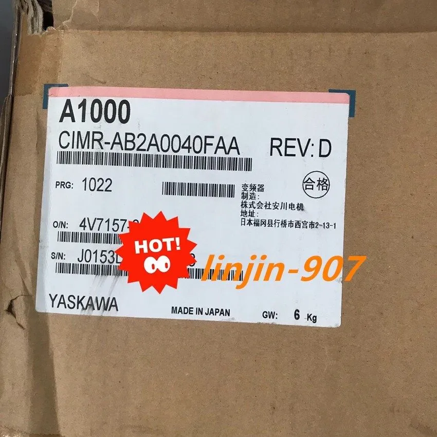 Частотный преобразователь Yaskawa frequency converter A1000 series CIMR-AB2A0040