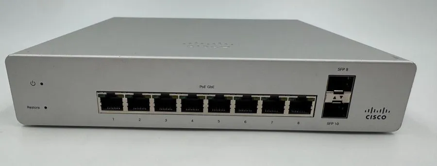 Коммутатор Cisco Meraki MS220-8P Cloud Managed Switch 8-Port Gigabit PoE 8x 1GbE