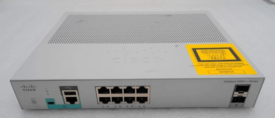 Коммутатор Cisco WS-C2960L-8TS-LL Catalyst 2960 8-Port Gigabit Ethernet Switch