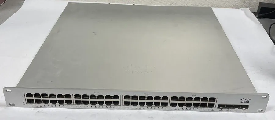 Коммутатор Cisco Meraki MS250-48LP 48-Port PoE GbE Switch 4x 10G SFP+ Unclaimed 