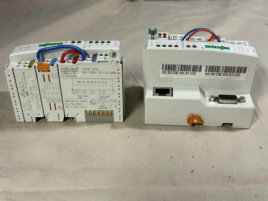 Контроллер WAGO 750-841 Ethernet TCP/IP Controller Module10/100 Mbit Blue — фото лота 1