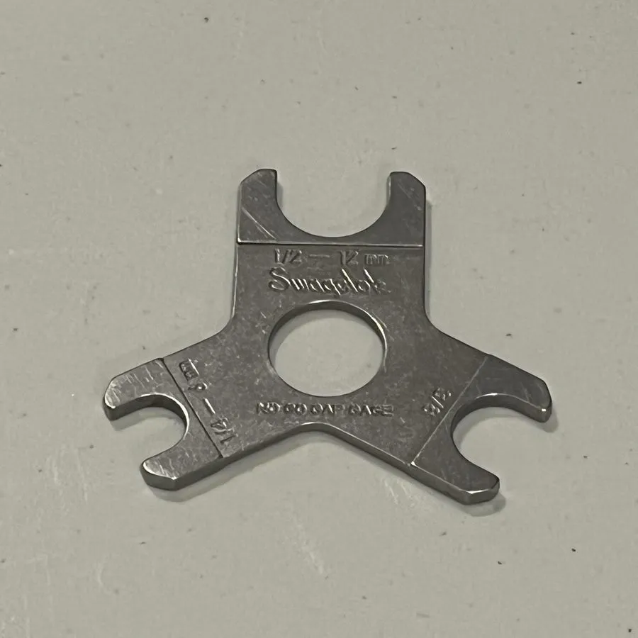 Фитинг MS-IG-468 Swagelok Tube Fitting Tool 1/2 In Steel Wrench — фото лота 1