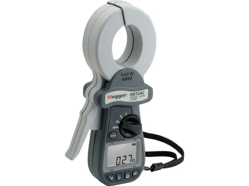 Тестер MEGGER EARTH TESTER DET24C DIGITAL CLAMP RESISTANCE METER AS-IS