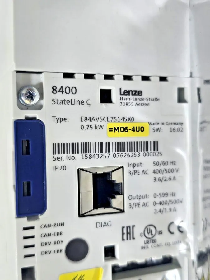 Частотный преобразователь E84AVSCE7514SX0