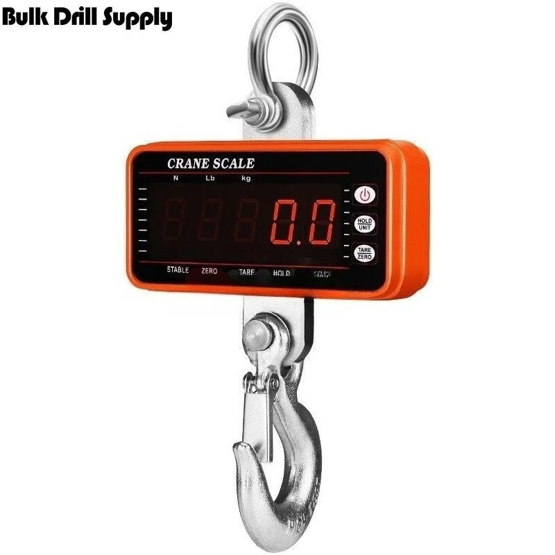 Весы Digital Crane Scale, 2200 lbs/1000 kg, Industrial Heavy Duty Hanging Scale