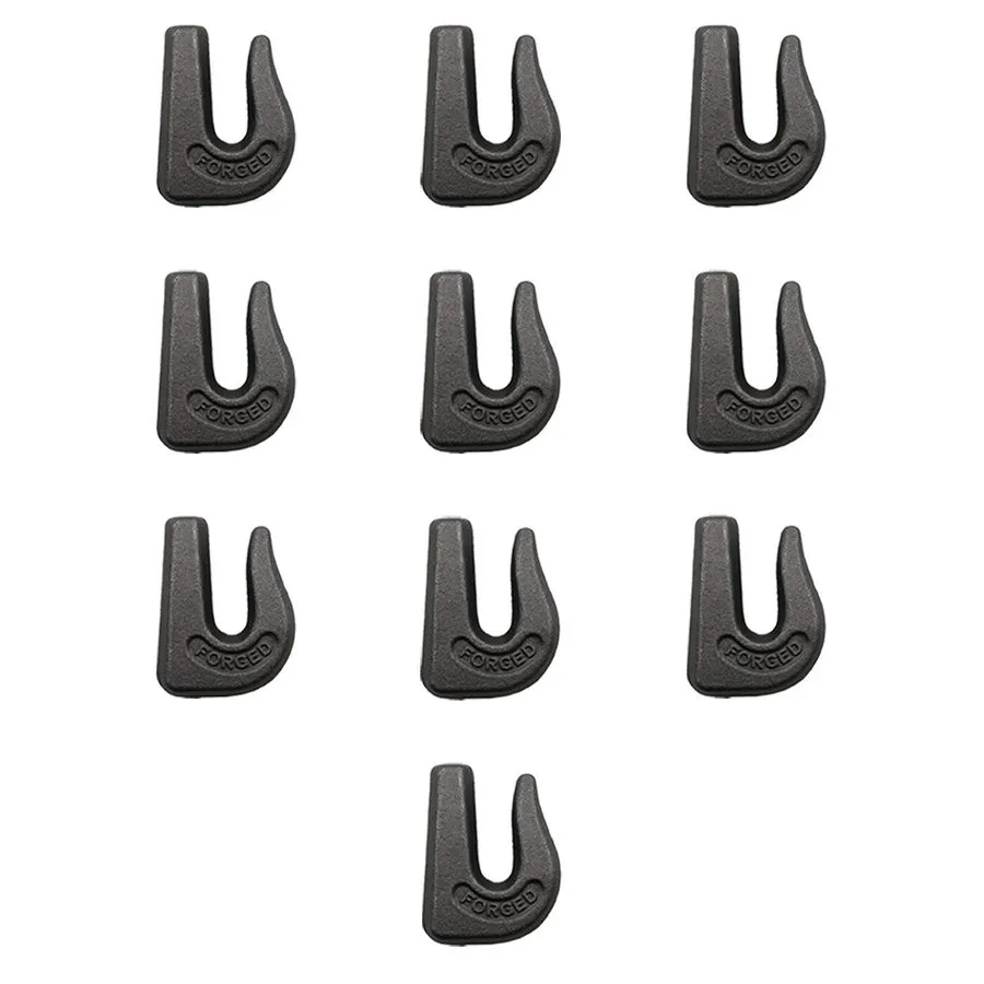 Складское оборудование 8 Weld On Grab Chain Hooks 3/8" G70 Wll 6,600 Bucket Trai