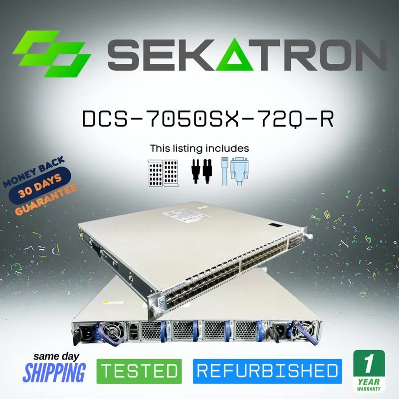 Трансивер Arista DCS-7050SX-72Q-R 48xSFP+ 6x40GbE QSFP+Lifetime