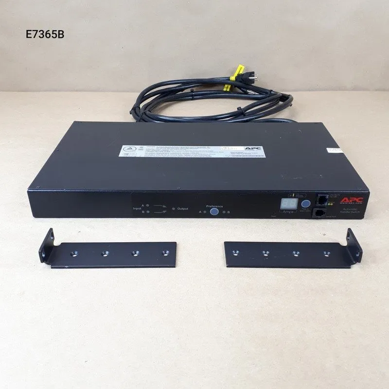 Энергооборудование APC AP7750A Rack ATS Automatic Transfer Switch 100-120V 15A W