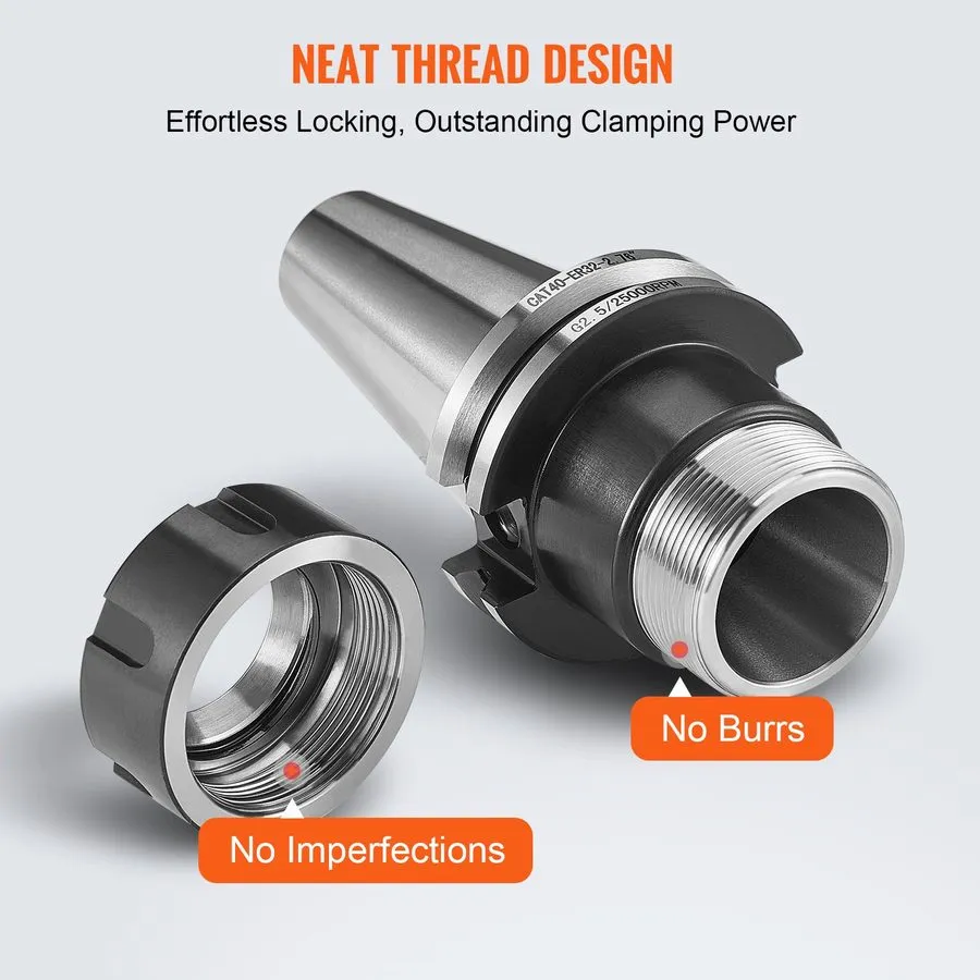 Режущий инструмент VEVOR CAT40 Collet Holder ER 16/32 Collet Chuck Set SLN FMB E — фото лота 2