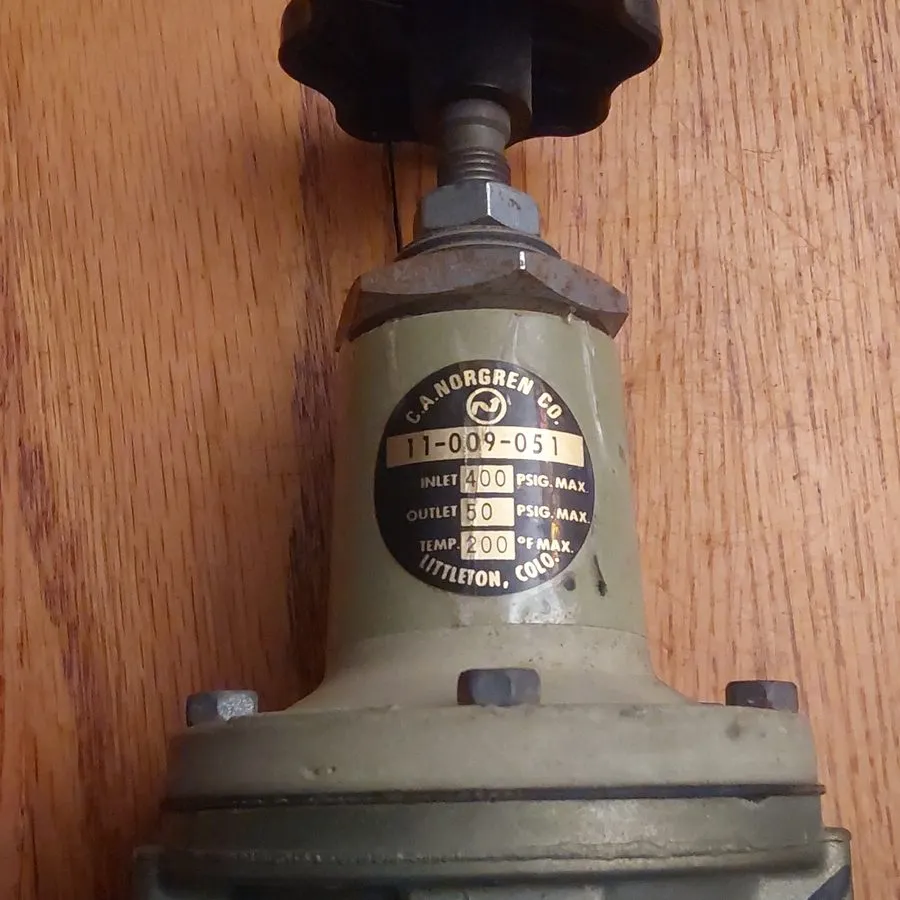Трубопроводная арматура C.A. Norgren Co. Air Pressure Regulator Inlet 400 PSIG/O