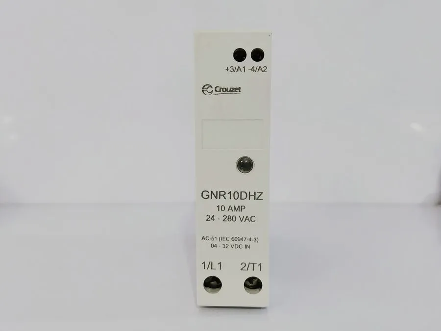 Реле CROUZET GNR10DHZ SOLID STATE RELAY DIN RAIL MOUNT 10A 24-280VAC FREE