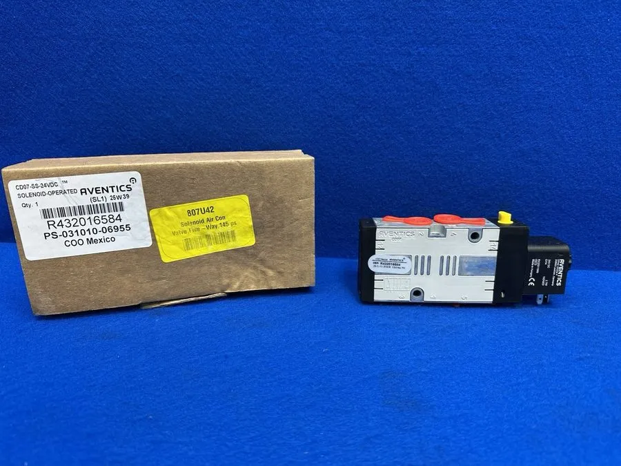Электромагнитный клапан Aventics R432016584 Solenoid Air Con Valve, Five-Way, 14