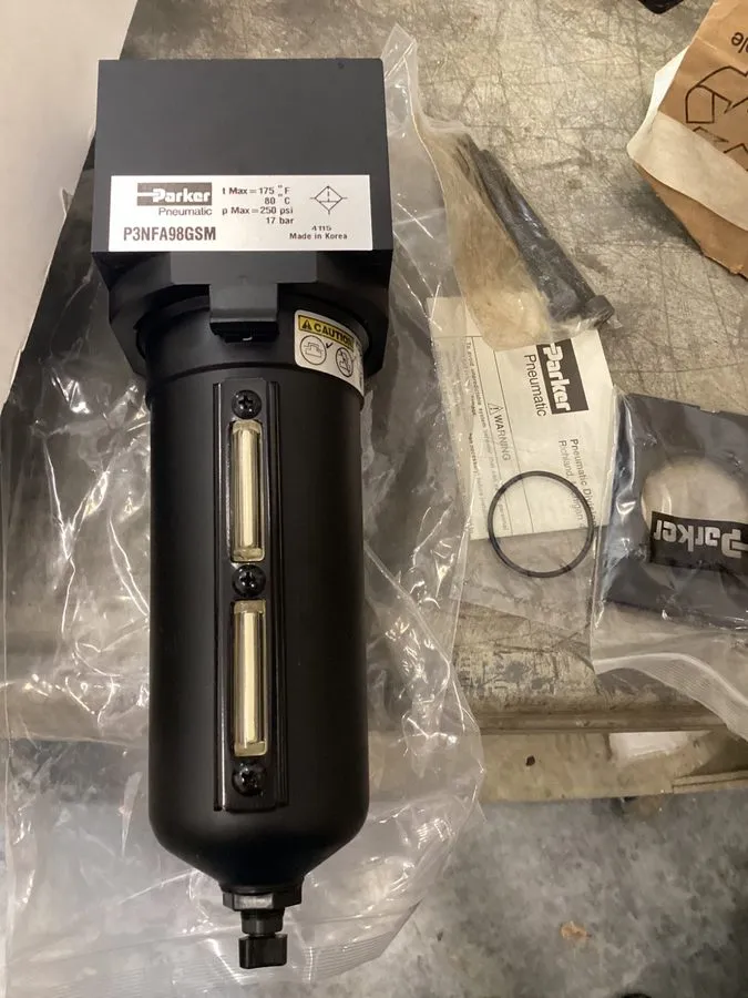 Лубрикатор PARKER P3NFA98GSM PNEUMATIC LUBRICATOR — фото лота 1