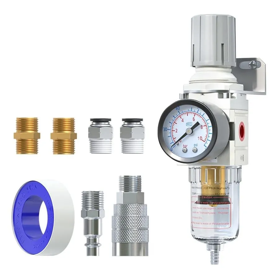 Трубопроводная арматура Pneumatic 1/4” PT AW2000-02 Oil Water Air Filter Pressur