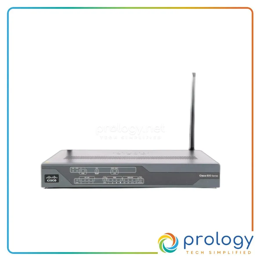 Маршрутизатор Cisco C881G-4G-GA-K9 Secure FE Router 4G LTE HSPA+ w/ SMS GPS