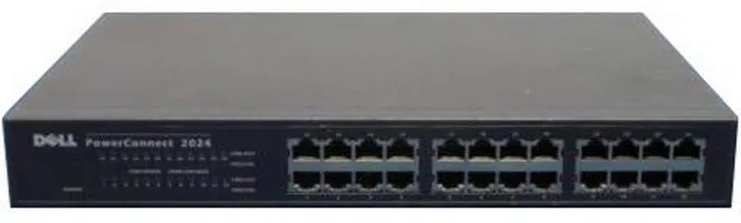 Коммутатор Dell PowerConnect 2024, 24-Port RJ-45, 10/100 Unmanaged Ethernet SWIT