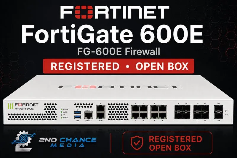 Межсетевой экран Fortinet FortiGate 600E FG-600E Firewall Security Appliance