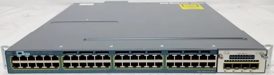 Коммутатор Cisco WS-C3560X-48PF-L Ethernet PoE+ ports w/ 1100W AC P/S