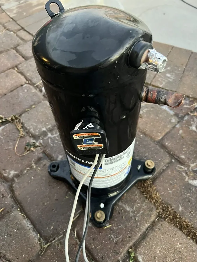 Компрессор COPELAND SCROLL COMPRESSOR model ZP34K5E PFV-800 year 2021- 220v sing — фото лота 1