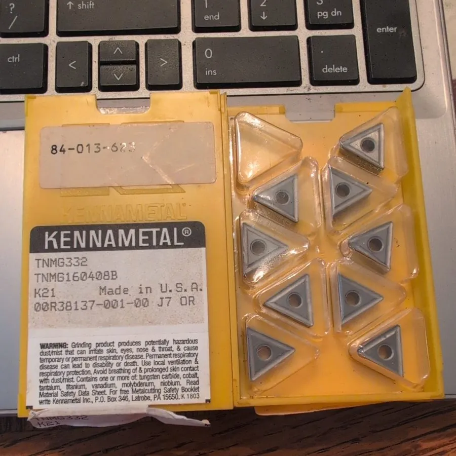 Режущий инструмент KENNAMETAL TNMG332 K68 Carbide Indexable Turning Insert TNMG  — фото лота 2