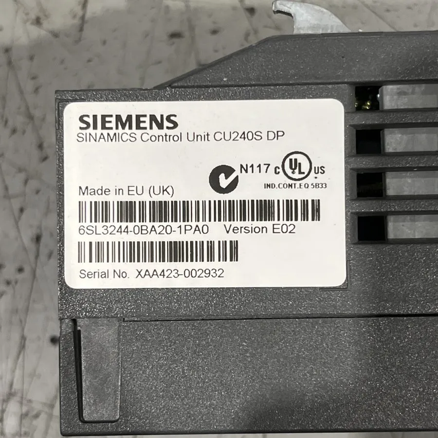 Частотный преобразователь Siemens 6SL3244-0BA20-1PA0 SINAMICS G120 Control Unit  — фото лота 2