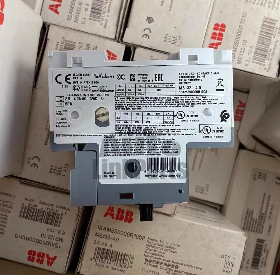 Автоматический выключатель ABB MS132-4.0 2.5-4A Motor Protection Circuit Breaker