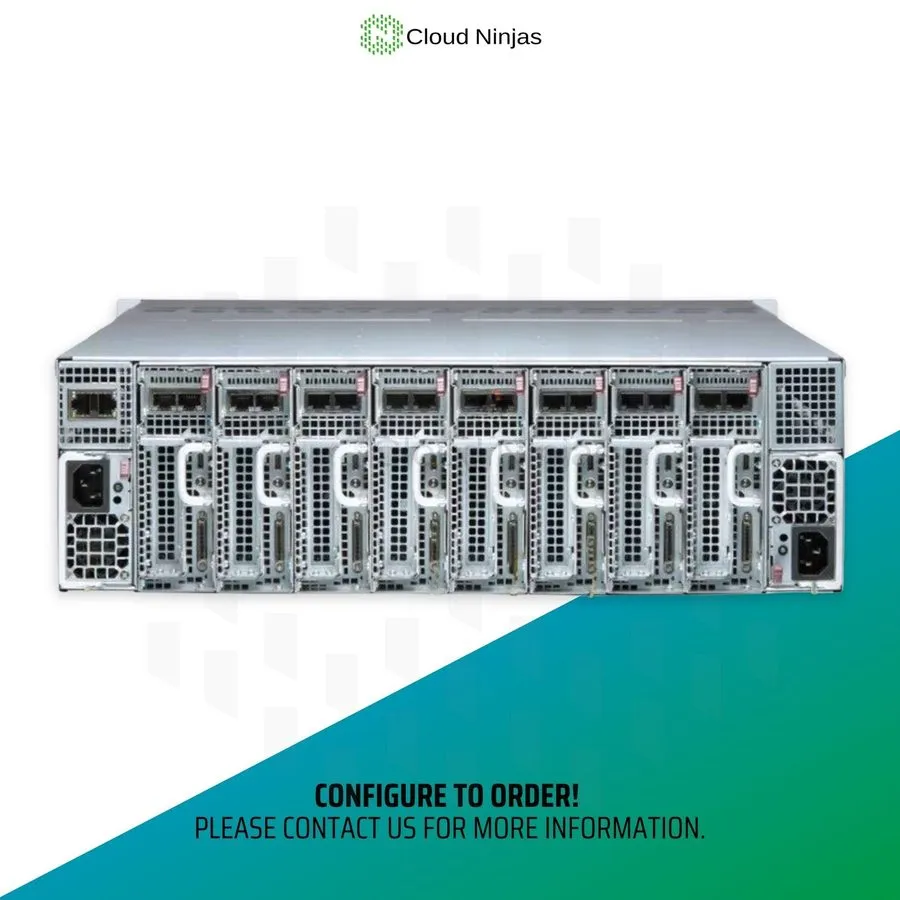 Сервер Supermicro Microcloud A+ AS-3015MR-H8TNR 8 Nodes AMD Ryzen 9 7950X Blade