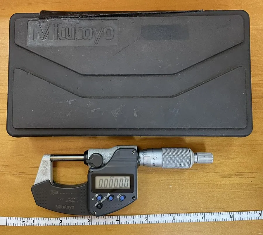 Микрометр Mitutoyo 293-344 0-1" Digimatic Micrometer Coolant Proof IP65 Made In 