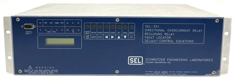 Реле защиты SCHWEITZER SEL-351 03516034264XX1 DIRECTIONAL OVERCURRENT RELAY