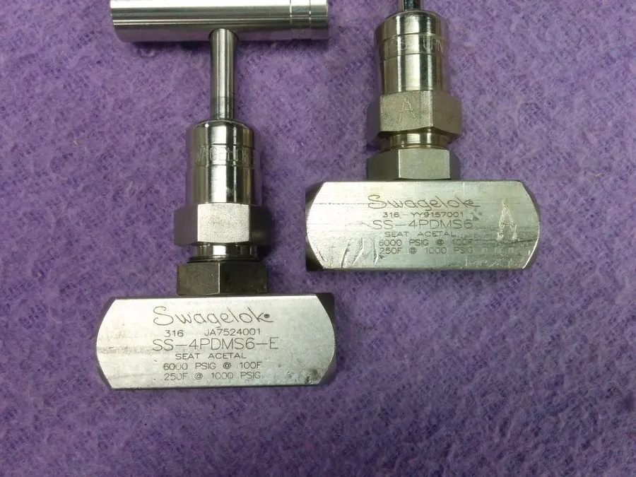 Клапан Swagelok Rising Plug Screwed-Bonnet Needle Valve SS-4PDMS6-E 3/8" MS16142 — фото лота 1