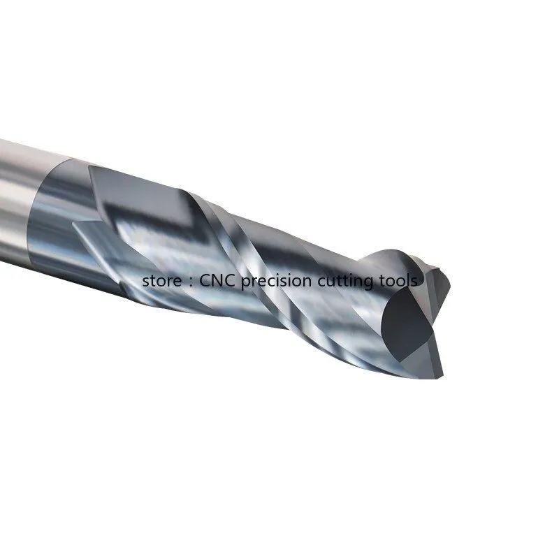 Оборудование ЧПУ 1/8-3/4 SAE HRC45-2Flute Solid Carbide CNC End Mill TiAlN Coate — фото лота 2