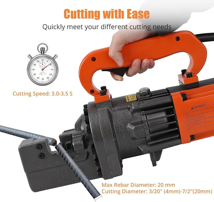 Оборудование RebarCutter RC-20 3/4" Capacity Portable Electric Hydraulic 20mmReb — фото лота 2