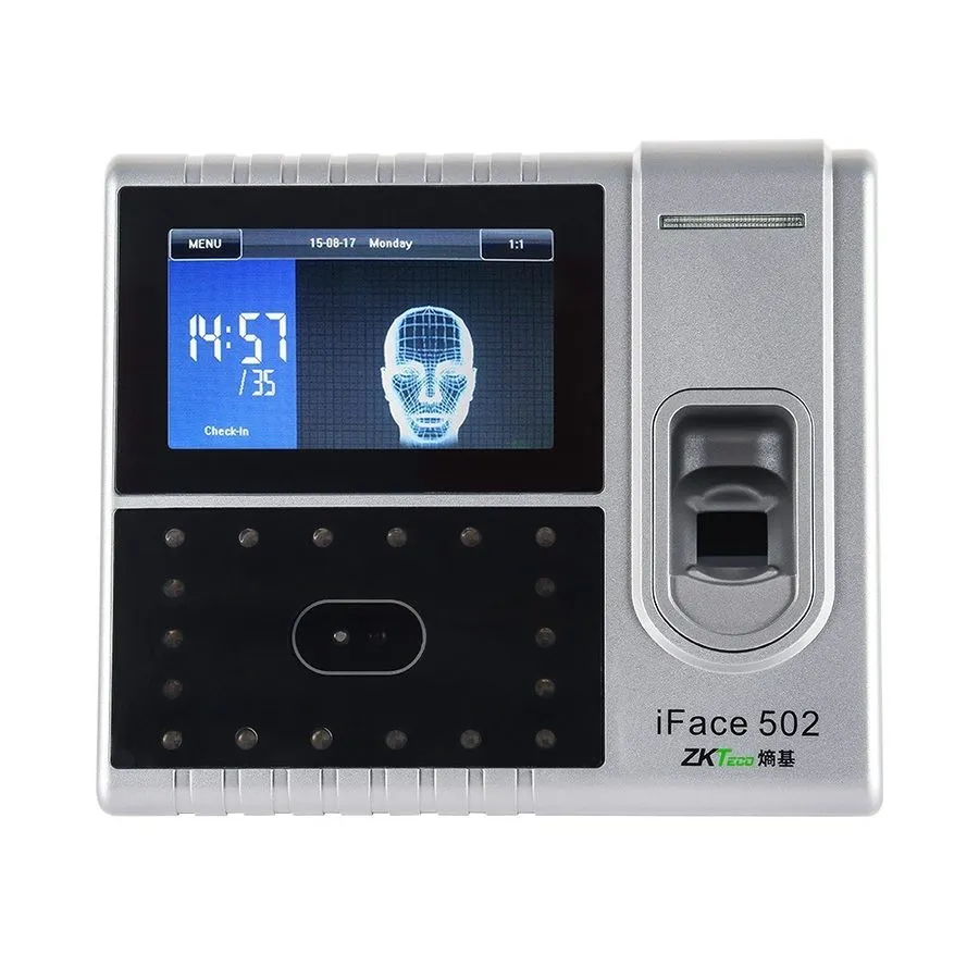 Оборудование видеонаблюдения ZKTeco iFace502 Biometric Time Clock