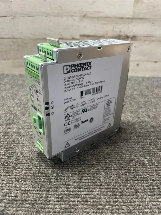 Блок питания PHOENIX CONTACT QUINT-UPS/24DC/24DC/5 2320212 Power Supply