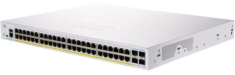 Коммутатор Cisco CBS250-48PP-4G 48 Port Gigabit PoE+ Smart Switch 195W 4x SFP