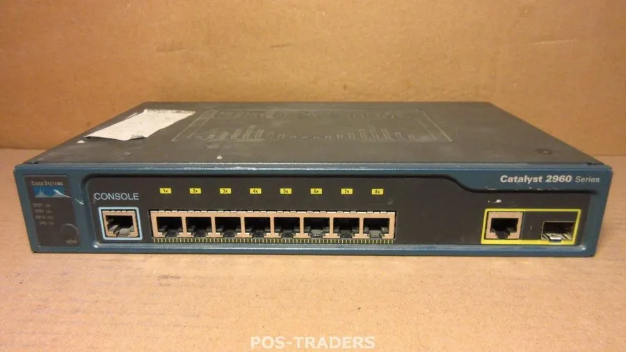 Коммутатор Cisco Catalyst (WS-C2960-8TC-L) 8-Ports External Switch Managed