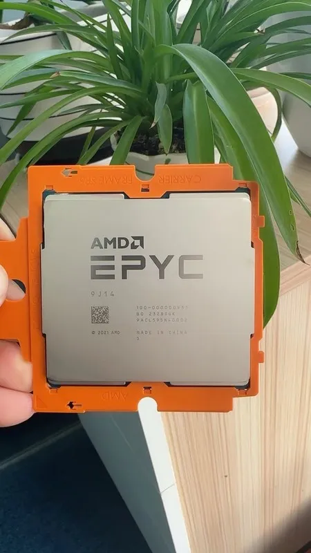 Сервер AMD EPYC 9J14 GENOA 2.4GHZ Processor CPU SERVER ZEN4 192 Threads SP5 96 C