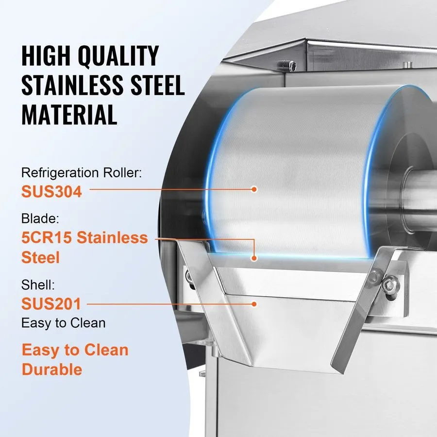 Льдогенератор 397lb/24h Stainless Steel Snowflake Ice Machine & Adjustable Outpu — фото лота 4