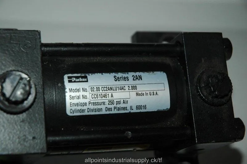 Пневмоцилиндр Parker 02.00 CC2ANU14AC 2.000 Pneumatic Cylinder 2" Bore 2" Stroke — фото лота 3