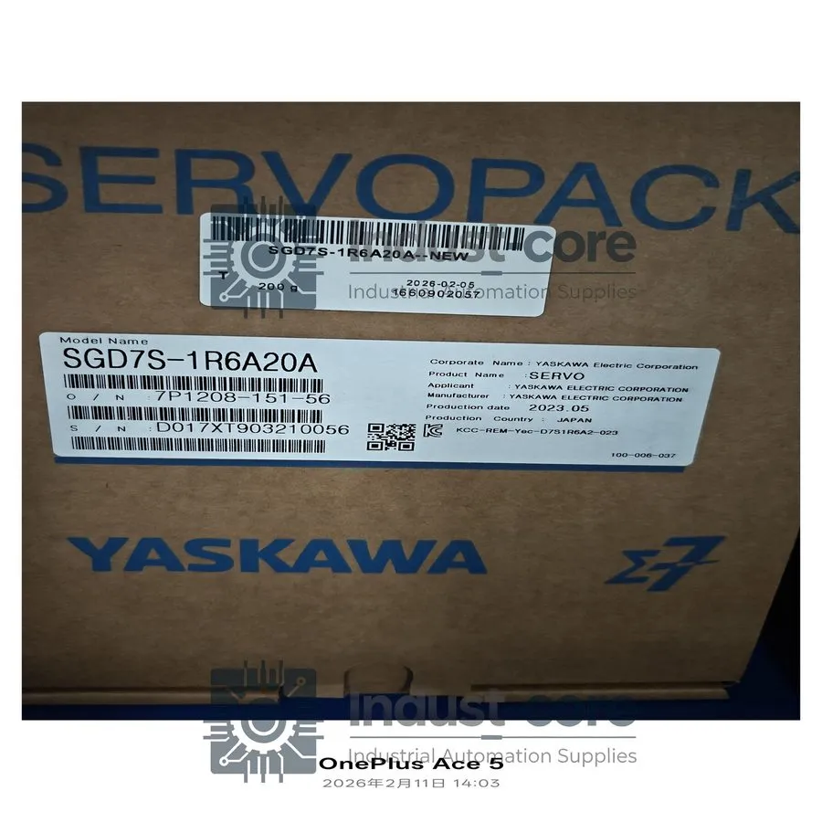 Сервопривод Yaskawa servo driver SGD7S-1R6A20A