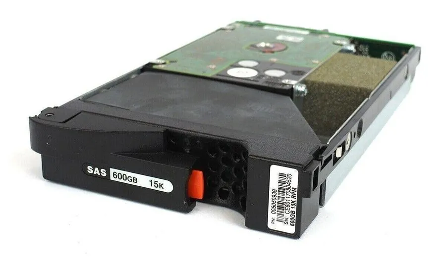 Жёсткий диск EMC 600GB V2-PS15-600 005050940 005050939 VNXE3150 SAS 15K 3.5" HDD — фото лота 1